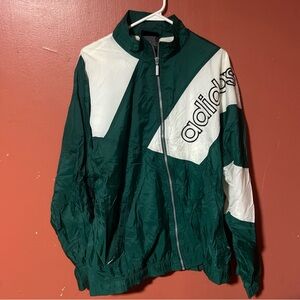 Adidas Heavy Zip-Up Windbreaker Activewear Jacket